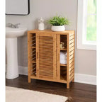 Mobile contenitore Bracken a due ante, colore naturale