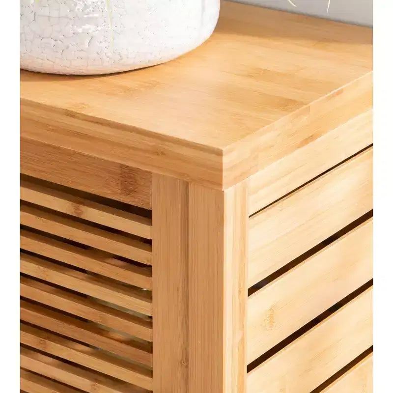 Mobile contenitore Bracken a due ante, colore naturale