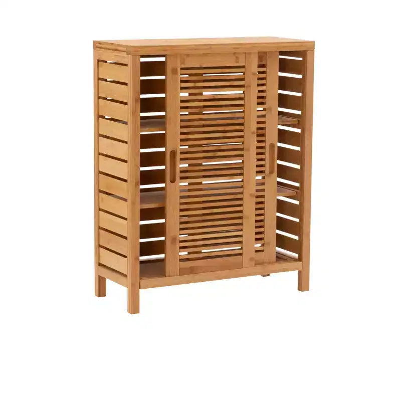 Mobile contenitore Bracken a due ante, colore naturale