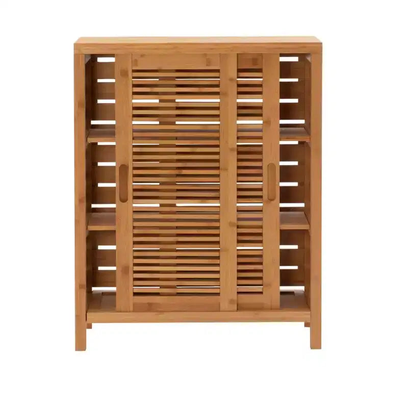 Mobile contenitore Bracken a due ante, colore naturale