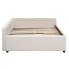 Whisen Letto Imbottito Queen Size con Piattaforma e Porte USB dal Design Elegante