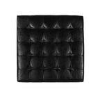 GDFStudio Rigby Pouf Contenitore Rivestito in Similpelle con Bottoni trapuntati in Stile Contemporaneo