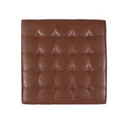 GDFStudio Rigby Pouf Contenitore Rivestito in Similpelle con Bottoni trapuntati in Stile Contemporaneo
