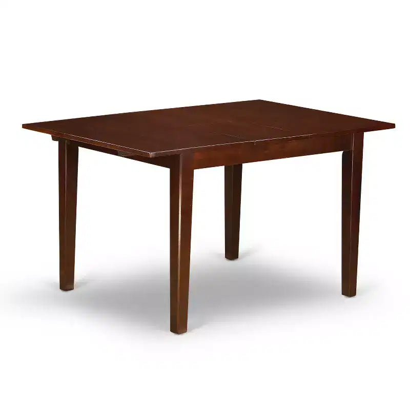 Set da pranzo Belmont - Tavolo con prolunga da 30 cm e sedie da pranzo, mogano
