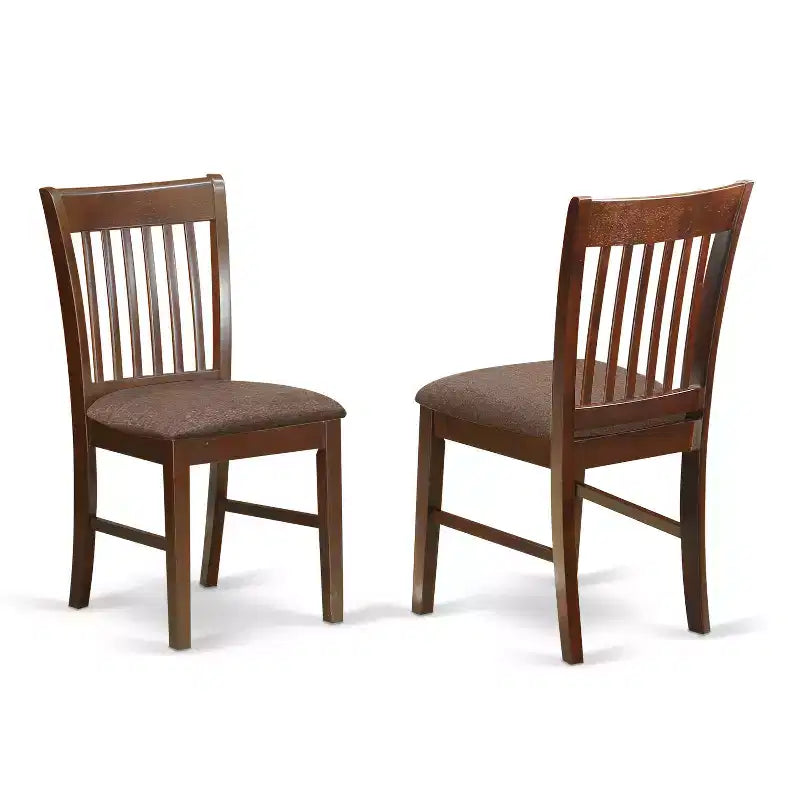 Set da pranzo Belmont - Tavolo con prolunga da 30 cm e sedie da pranzo, mogano