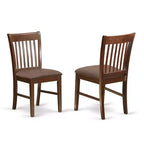 Set da pranzo Belmont - Tavolo con prolunga da 30 cm e sedie da pranzo, mogano