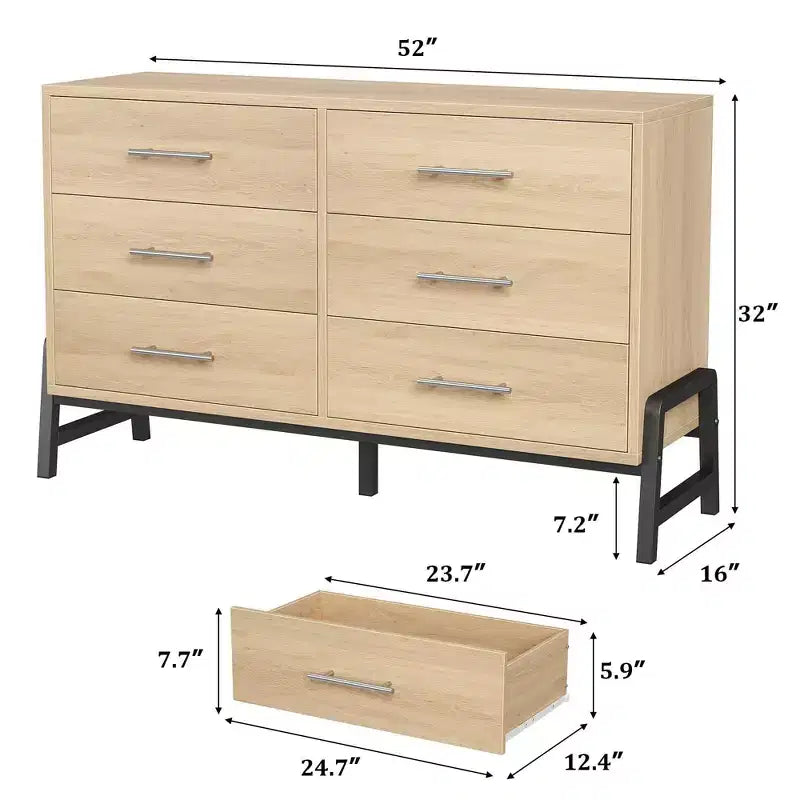 Cassettiera in legno a colonna da 52 pollici con cassetto ampio e armadio portaoggetti, cassettiera verticale per soggiorno, camera da letto, ingresso