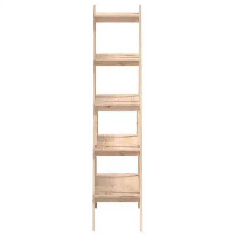 vidaXL Scaffale a 5 Ripiani Autoportante a Forma di A Libreria Espositiva in Legno Massello di Pino