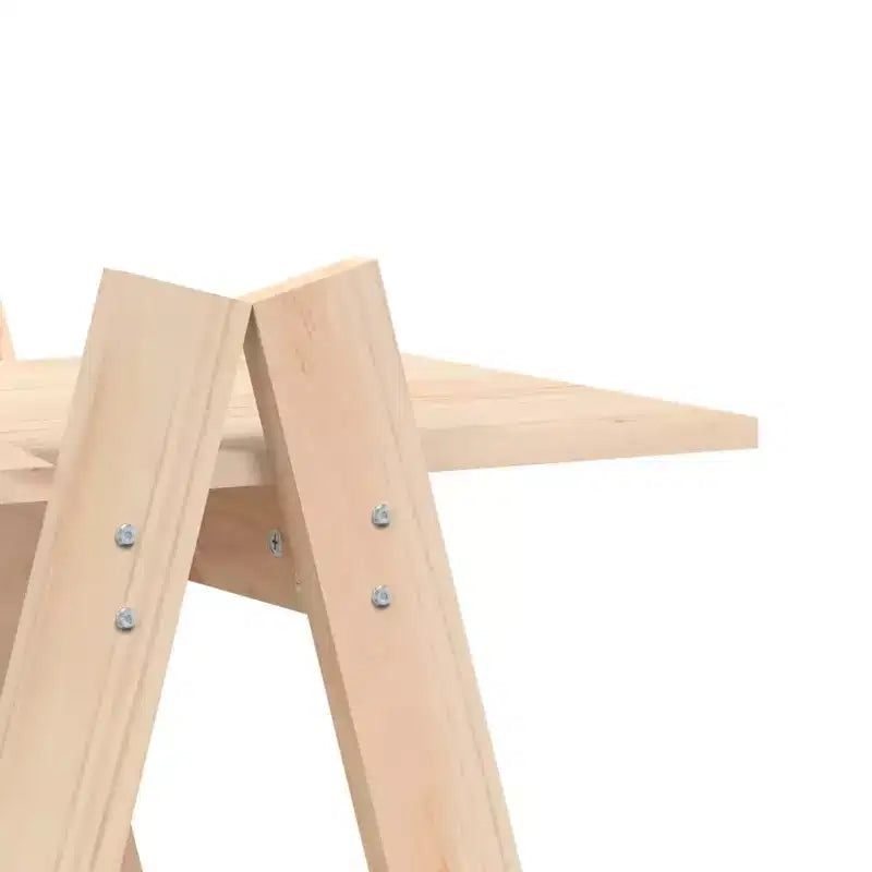 vidaXL Scaffale a 5 Ripiani Autoportante a Forma di A Libreria Espositiva in Legno Massello di Pino