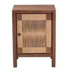 bali & pari Comodino in legno Holitz Bayur noce/marrone chiaro: altezza 21.7", nessun assemblaggio richiesto