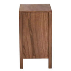 bali & pari Comodino in legno Holitz Bayur noce/marrone chiaro: altezza 21.7", nessun assemblaggio richiesto