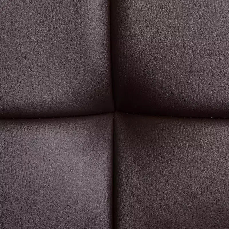 Sgabello da bar girevole Trek Chrome 32 3/4" di altezza, moderno, regolabile, cuscino color espresso con schienale e poggiapiedi per isola da cucina ad altezza bancone