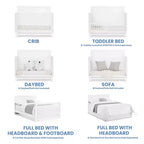 Culla convertibile 6 in 1 Delta Children Spencer